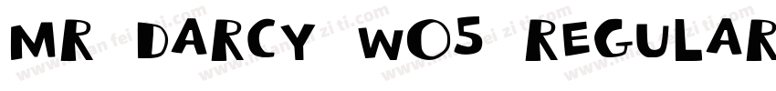 mr darcy wO5 regular字体转换